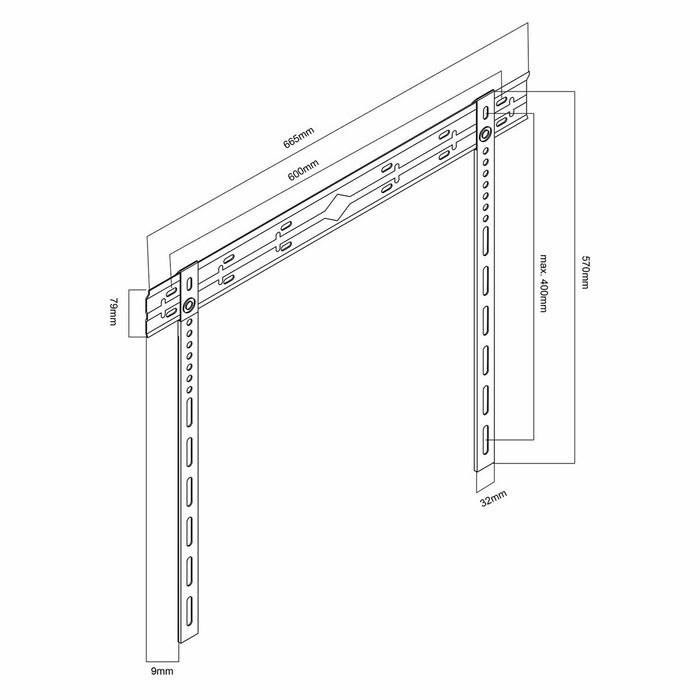 Soporte de Mesa para Pantalla MacLean MC-123