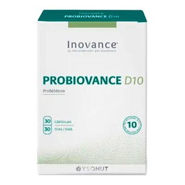 INOVANCE Probiovance D15 30 Cápsulas Saccharomyces Boulardii Bifidobacterium Lactobacillus