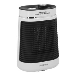 MAURER Termoventilador Cerámico Oscilante 1000/1500 Watt