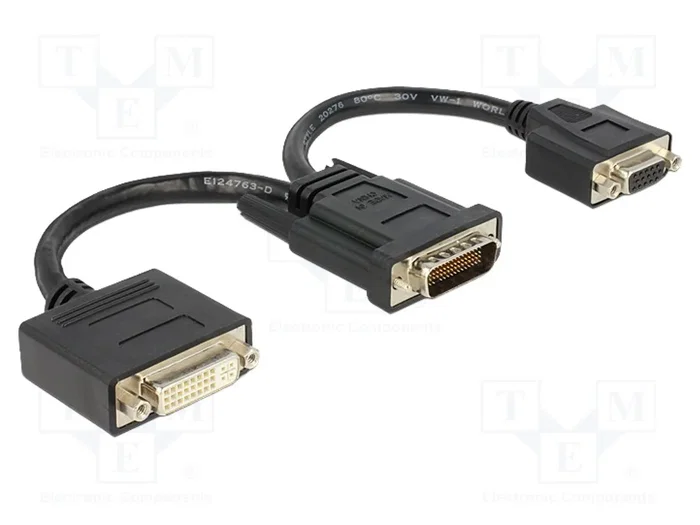 DeLOCK 65555 Adaptador de vídeo DMS a DVI-I y VGA