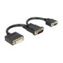 DeLOCK 65555 Adaptador de vídeo DMS a DVI-I y VGA
