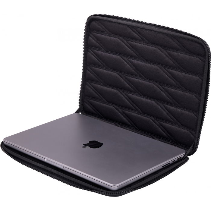 THULE Funda para MacBook Pro 14'' y MacBook Air 13'' Resistente TGSE2558 Negro - Fabricado con Poliuretano Reciclado 100%
