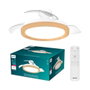 Philips Bliss Ventilador de techo con aspas retráctiles, LED 3 CCT, DC 28 W + 35 W, blanco/dorado, Ø 106 cm