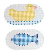 DKD Home Decor Alfombra de PVC Multicolor 69x1x39 380 GSM Surtido de 2