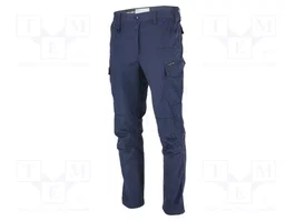 LAHTI PRO Pantalones de trabajo slim-fit azul marino XL