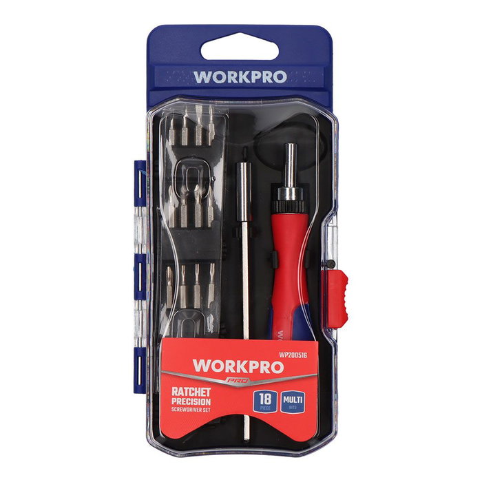 Workpro Juego de destornilladores de precisión 18 piezas