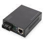 Digitus DN-82150 Convertidor de Medios Gigabit PoE RJ45 a SC Multimodo
