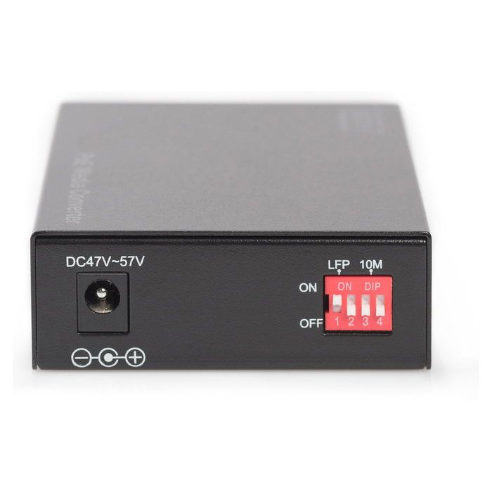 Digitus DN-82150 Convertidor de Medios Gigabit PoE RJ45 a SC Multimodo