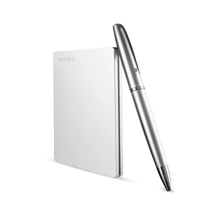 Toshiba Disco Duro Externo Canvio Slim 2TB Plata TOS4260557510698