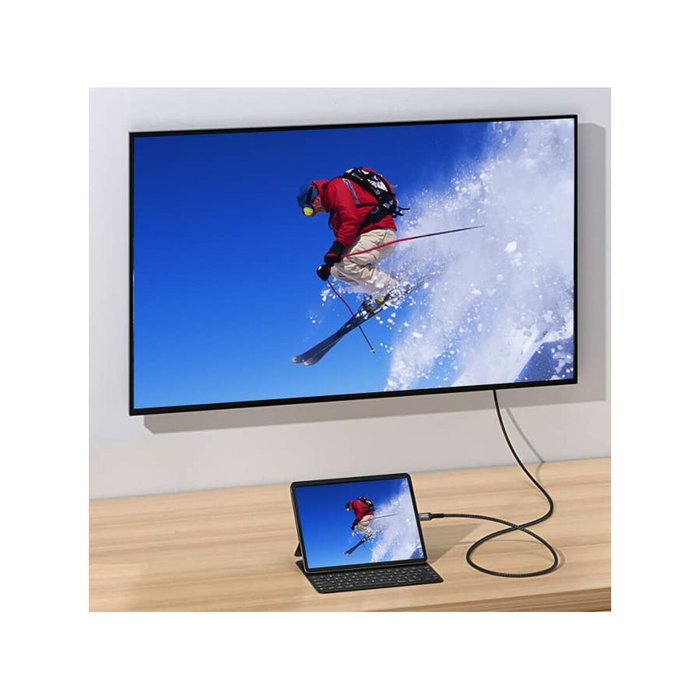 Equip Cable USB-C a DisplayPort 1.4 de 3m 8K/60Hz Gris