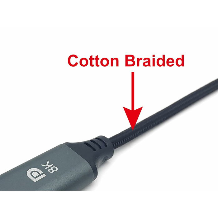 Equip Cable USB-C a DisplayPort 1.4 de 3m 8K/60Hz Gris