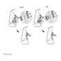 Neomounts FPMA-VESAMAC2127 Adaptador de Montaje VESA 75x75 y 100x100 mm, Compatible con Monitores de 21.5 a 27 Pulgadas, Plata, Acero, Soporte Hasta 15 kg