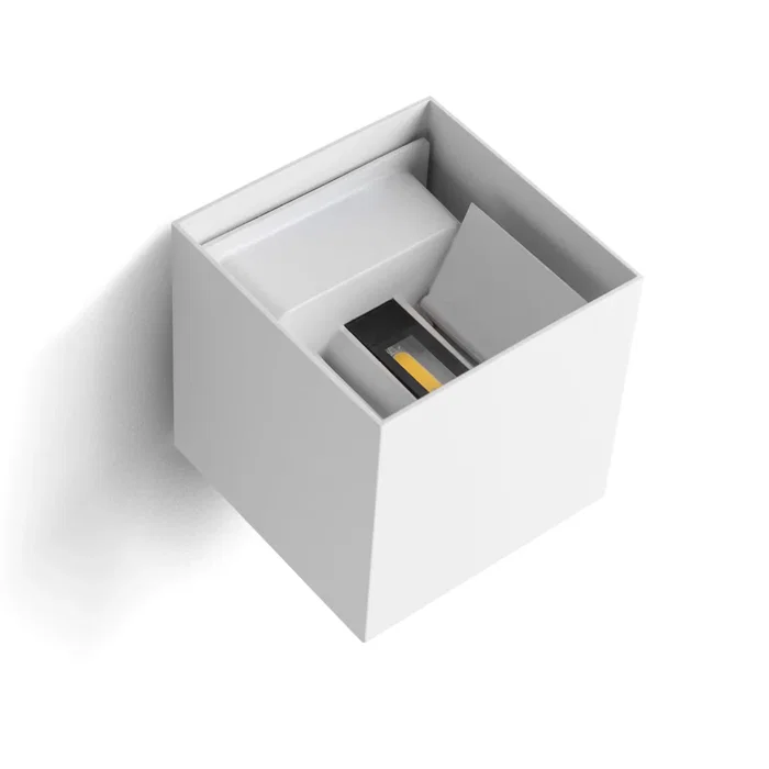 Aplique LED Exterior 2x5W 100Lm/W IP65 Blanco 2700K HO-APL06-IP65-W-WW Aplique LED Exterior 2x5W 100Lm/W IP65 Blanco 2700K HO-APL06-IP65-W-WW