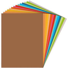 FIXO Paquete de 25 Cartulinas Chocolate 50x65 cm 180g