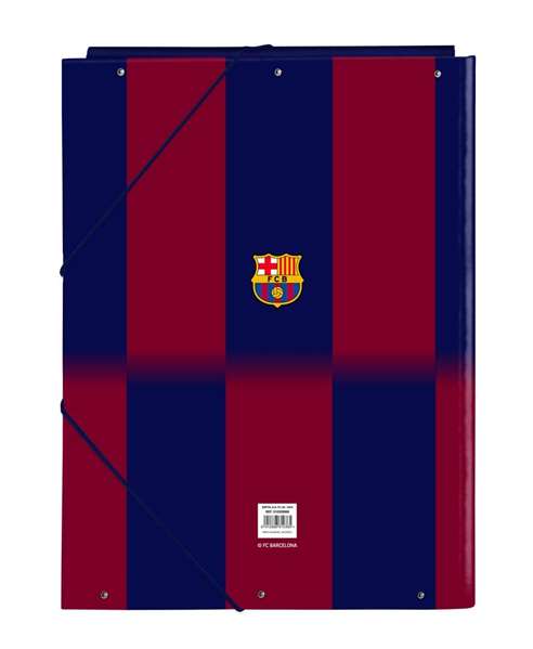 Safta Carpeta Folio 3 Solapas F.C. Barcelona 1ª Equipación 25/26 - 26x33.5x2.5 cm