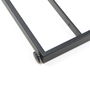 Emuca Juego de estructuras para estantería Lader, altura 1150mm, Acero, Pintado negro