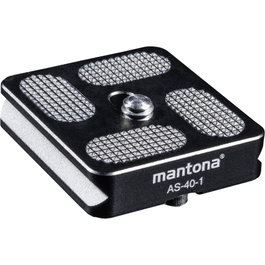 Mantona AS-40-1 Quick Release Plate compatible con Arca-Swiss