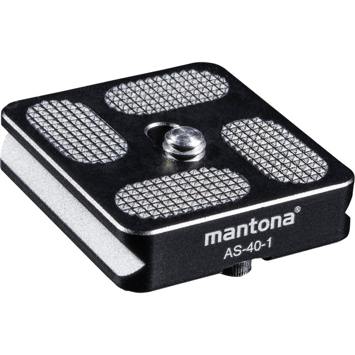 Mantona AS-40-1 Quick Release Plate compatible con Arca-Swiss Mantona AS-40-1 Quick Release Plate compatible con Arca-Swiss