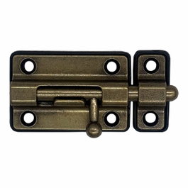 Edm Pasador cerrojo base plástica 50 mm cuero