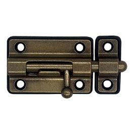 Edm Pasador Cerrojo Base Plástica 50 mm Cuero