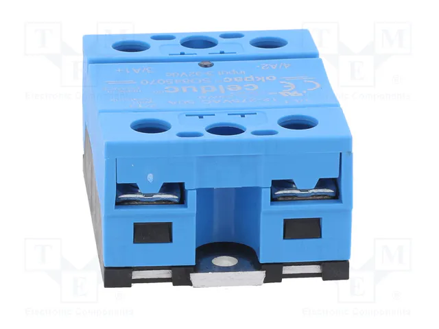 CELDUC Relé de semiconductor 1-fásico SO8 50A 12÷275VAC CELDUC Relé de semiconductor 1-fásico SO8 50A 12÷275VAC