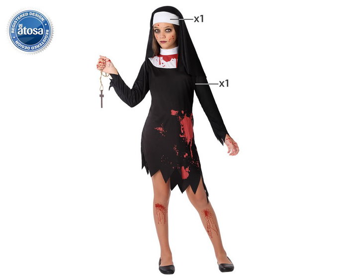 Atosa Disfraz de Monja Sangrienta Infantil Atosa Disfraz de Monja Sangrienta Infantil