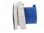 PAWBOL Conector de alimentación AC Macho 32A 400VAC 3 Pines