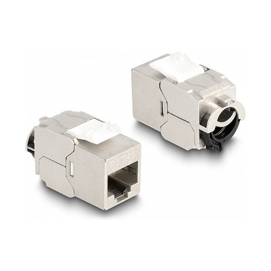 DeLOCK Módulo Keystone RJ45 hembra a LSA Cat.6A STP con clip de bloqueo DeLOCK Módulo Keystone RJ45 hembra a LSA Cat.6A STP con clip de bloqueo