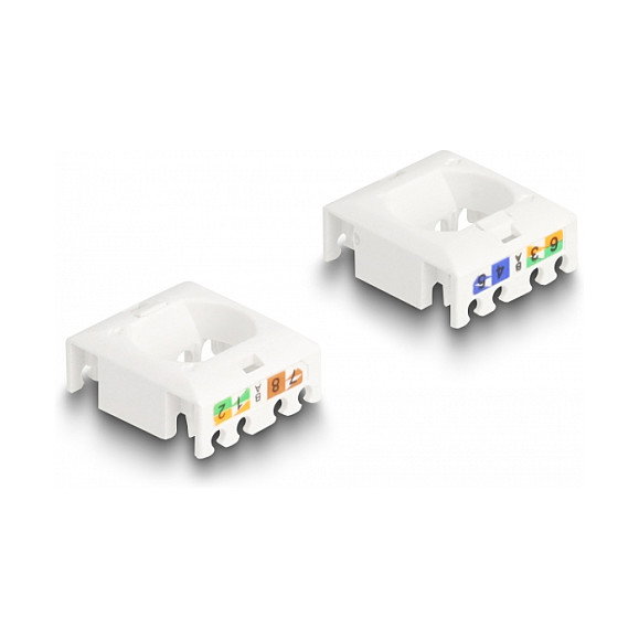 DeLOCK Módulo Keystone RJ45 RJ45 hembra a LSA Cat.6A STP 88020