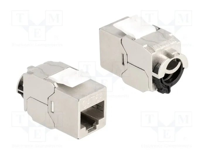 DeLOCK Módulo Keystone RJ45 hembra a LSA Cat.6A STP con clip de bloqueo DeLOCK Módulo Keystone RJ45 hembra a LSA Cat.6A STP con clip de bloqueo