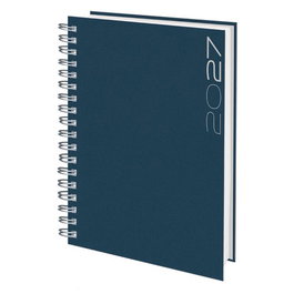 EDEUSTO Agenda Anual 2027 MATRA BETA Wire-O Tapa Dura Azul