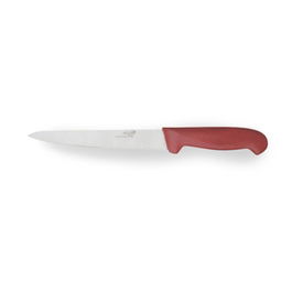 Deglon Bloc Cuchillo Fileteador Rojo - Cuchillo de Cocina, Hojas 21 cm, Conforme HACCP