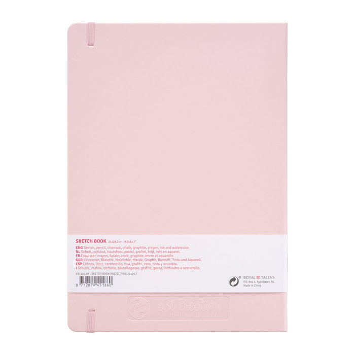 Talens Art Creation Cuaderno Bocetos Rosa Pastel 21 x 29.7 cm 140 g 80 Hojas
