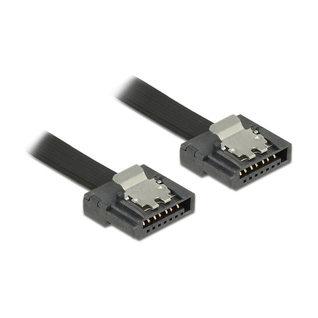 DeLOCK 83838 Cable SATA III FLEXI 10 cm Negro DeLOCK 83838 Cable SATA III FLEXI 10 cm Negro