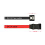 DeLOCK Cable SATA III FLEXI 10 cm Negro