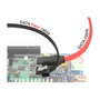 DeLOCK Cable SATA III FLEXI 10 cm Negro