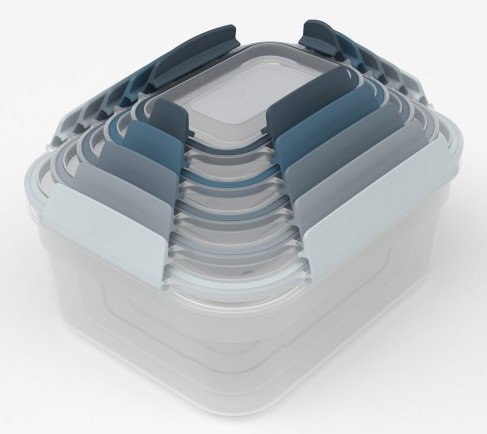 Joseph Joseph Nest Lock Set de 5 recipientes para alimentos, Azul