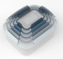 Joseph Joseph Nest Lock Set de 5 recipientes para alimentos, Azul