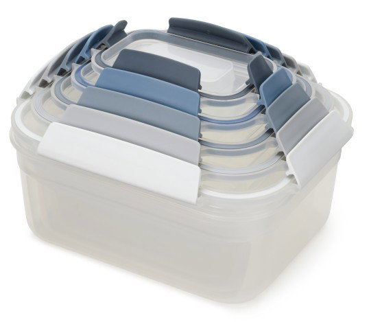 Joseph Joseph Nest Lock Set de 5 recipientes para alimentos, Azul