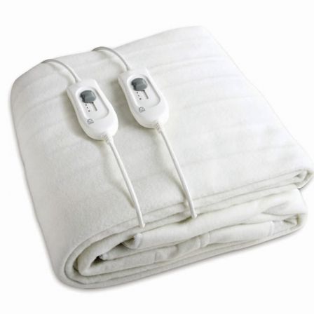 Haeger Confort Sleep Manta Eléctrica 150x140 cm Doble 2x60W 3 Niveles de Temperatura con 2 Controles Desmontables Haeger Confort Sleep Manta Eléctrica 150x140 cm Doble 2x60W 3 Niveles de Temperatura con 2 Controles Desmontables