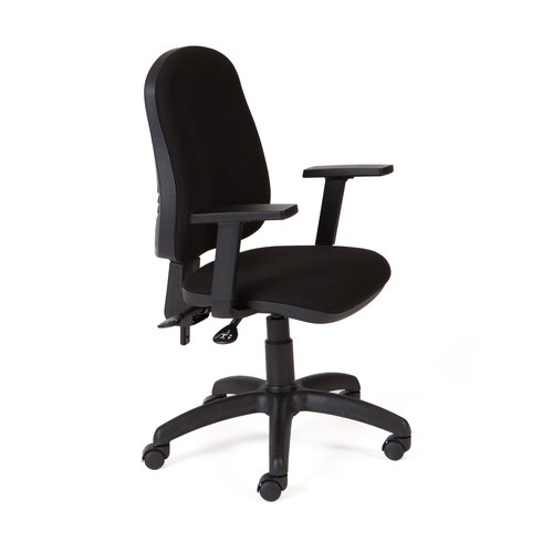 Rocada Silla de oficina RD-911/4+958 con brazos, negro