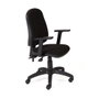 Rocada Silla de oficina RD-911/4+958 con brazos, negro
