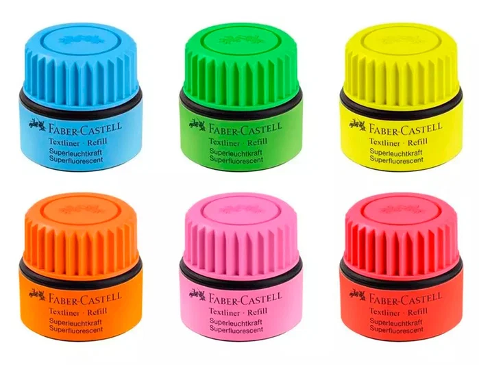 Faber-Castell Tinta de Recambio para Rotulador Textliner Naranja Faber-Castell Tinta de Recambio para Rotulador Textliner Naranja