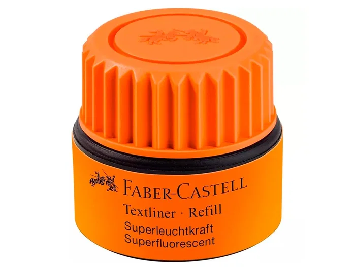 Faber-Castell Tinta de Recambio para Rotulador Textliner Naranja Faber-Castell Tinta de Recambio para Rotulador Textliner Naranja