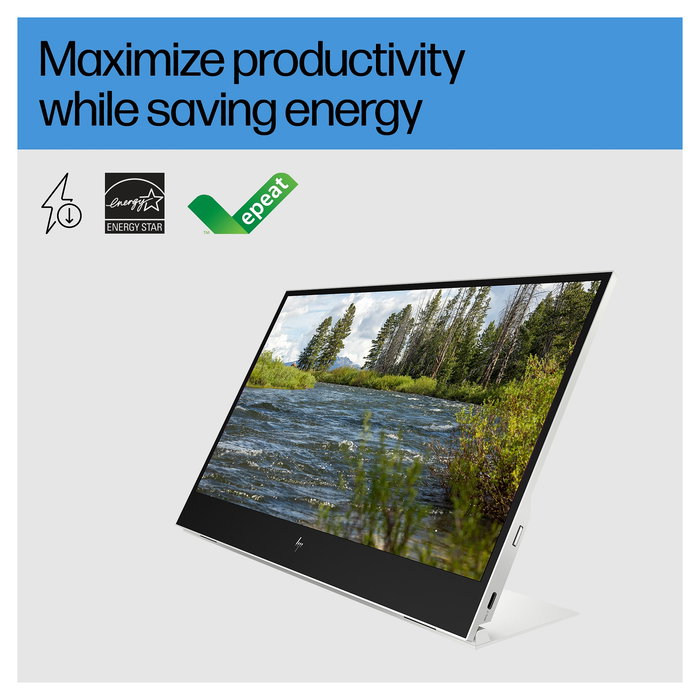 HP E14 G4 Monitor Portátil 14" (35,6 cm) - Panel IPS Full HD 1920 x 1080, USB-C, 5 ms, Plata - E-Series