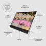 HP E14 G4 Monitor Portátil 14 IPS Full HD Plata