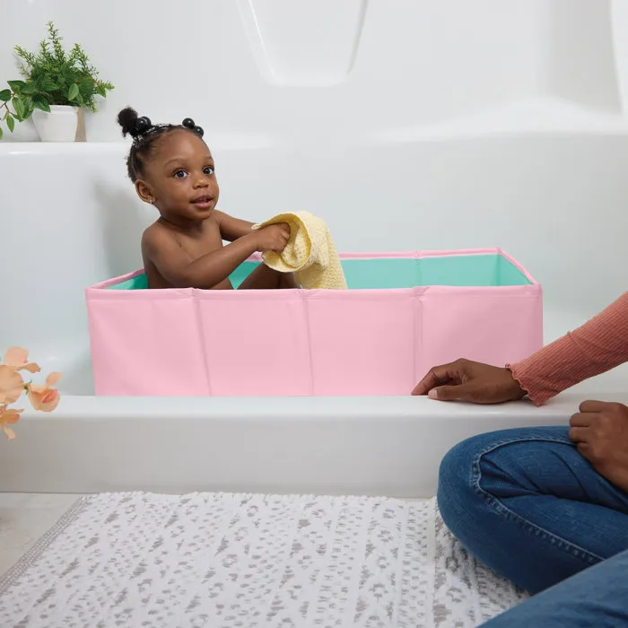 Bright Starts Disney Baby Minnie Bañera Plegable para Bebé Portátil con Forro Impermeable, Fácil de Limpiar y Drenar Bright Starts Disney Baby Minnie Bañera Plegable para Bebé Portátil con Forro Impermeable, Fácil de Limpiar y Drenar