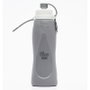 IRISANA Botella de Silicona Plegable Gris 500ml