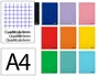 Liderpapel Cuaderno Espiral Smart A4 80 Hojas Cuadro 6 mm Tapa Blanda Colores Surtidos