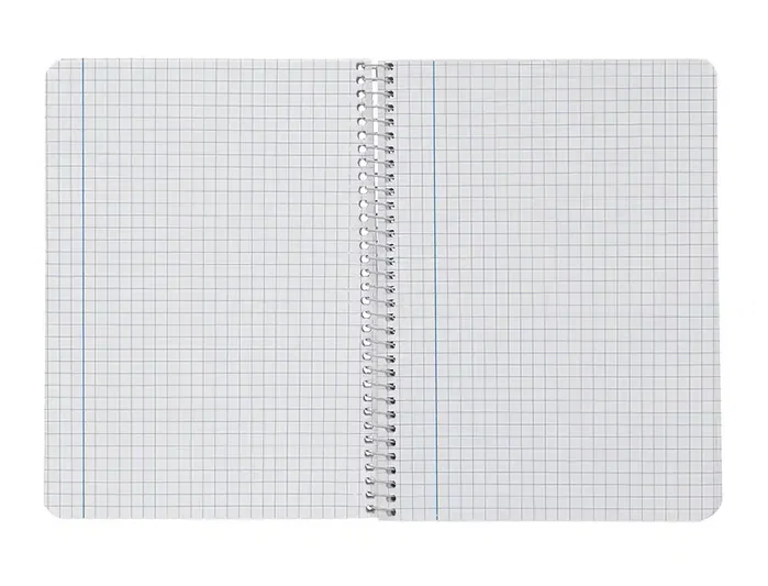 Liderpapel Cuaderno Espiral Smart A4 80 Hojas Cuadro 6 mm Tapa Blanda Colores Surtidos